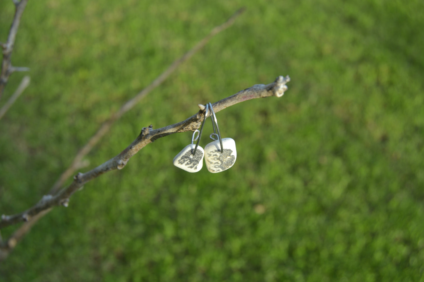 Sea Pottery Handcrafted Stainless Steel Earrings